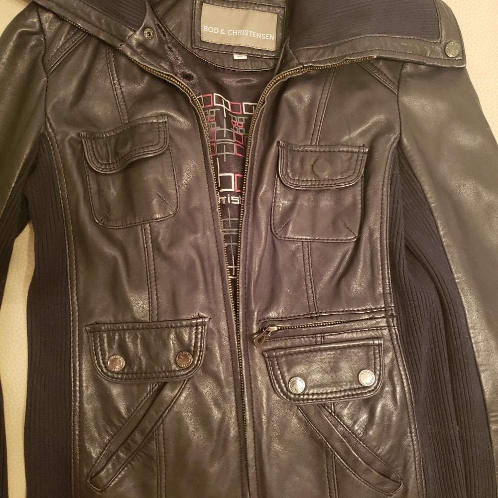 Leather jacket